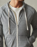 Men's Lightweight Full Zip - Dark Charcoal Heather